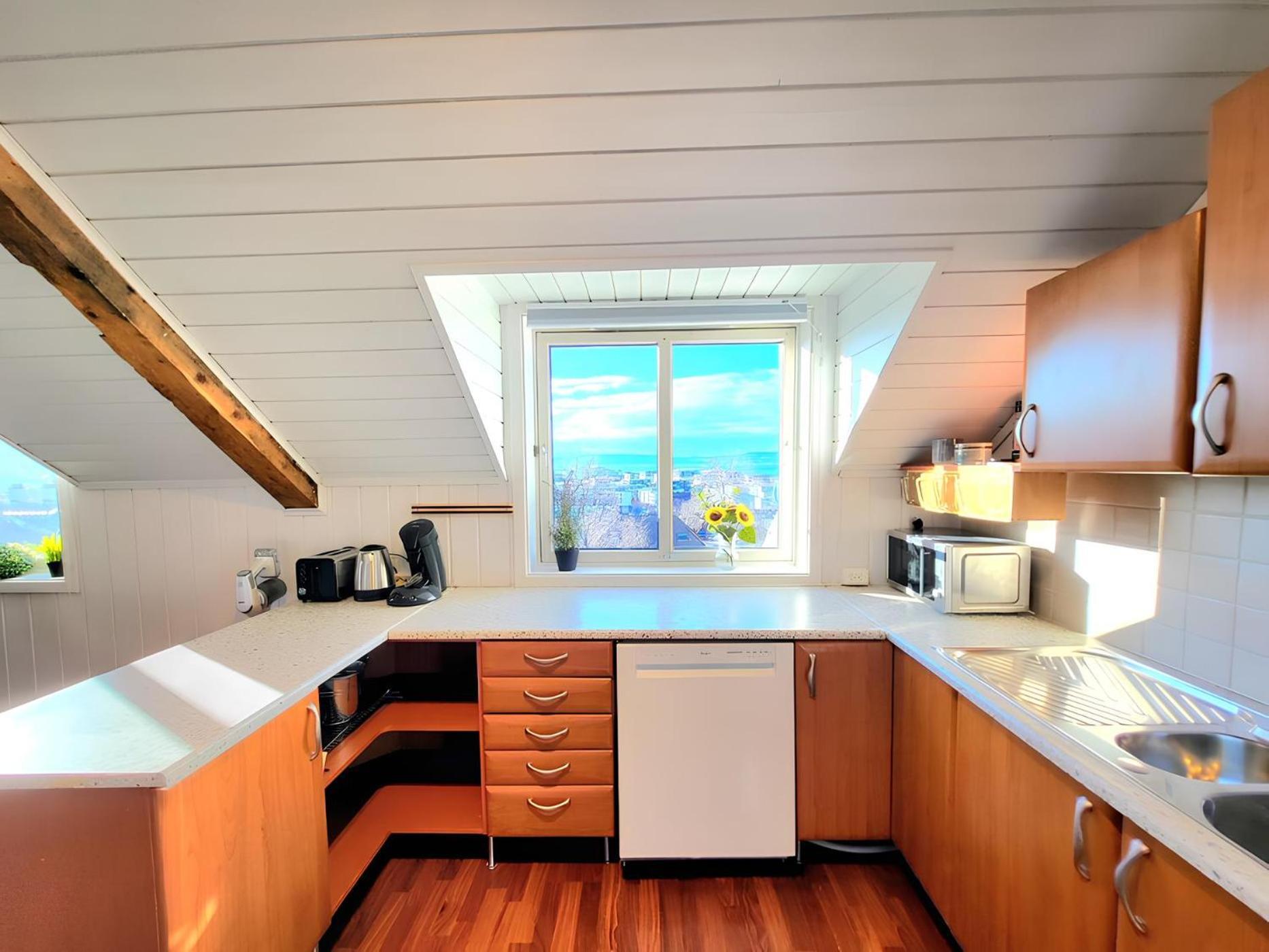 Appartamento Sunset Penthouse, Fjord View & Parking Trondheim Esterno foto
